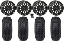 System 3 SB-6 15" Wheels Bk (6+1) 33" Regulator 2 Tires RZR Turbo S / RS1