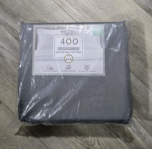 Hotel Signature Egyptian Cotton 400 Thread Count 6-Piece King Sheet Set Gray