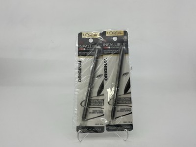 L'Oreal Paris Infallible Never Fail Mechanical Pencil Eyeliner Brown, 2 Pack