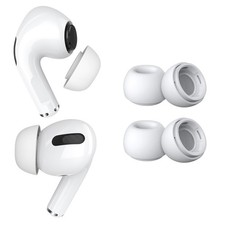Replacement Ear Tips for AirPods Pro S  -  2  Pairs Silicone White