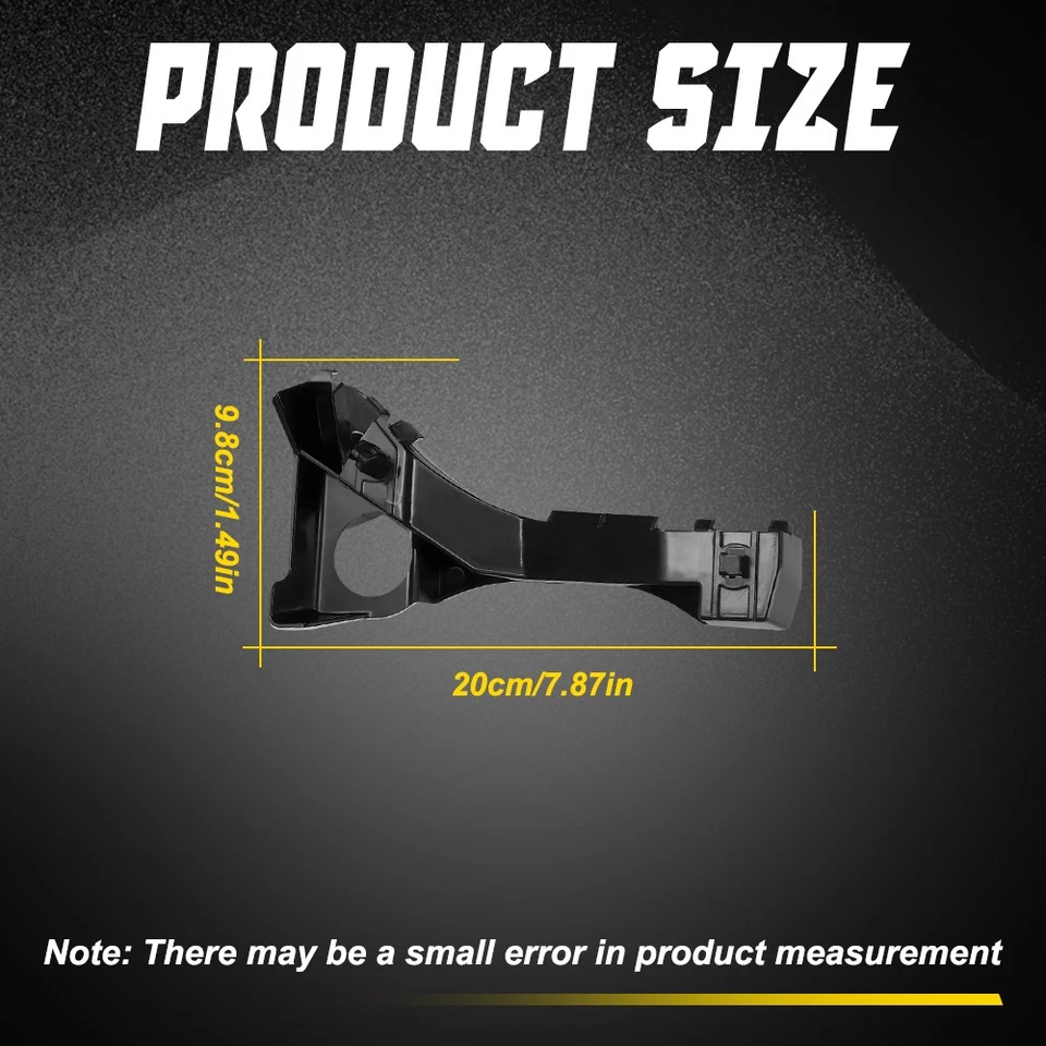 Juego de soportes de soporte de parachoques delantero izquierdo y derecho Toyota Matrix 2003-2008 2 piezas Foto 2 de 4