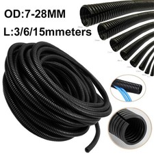 7 10 13 15 18 21 25 28mm Wire Flexible Tubing Conduit Hose Cover Car