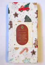 Pottery Barn Kids Rifle Paper Co Christmas Sugar Cookies Organic Crib Sheet