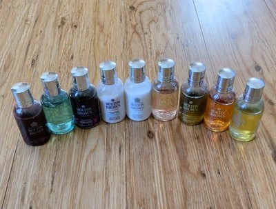 Molton Brown Body Wash / Shampoo / Lotion 1.7oz / 50ml  9 Bottles