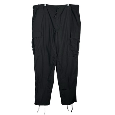 Propper Black Ripstop BDU Zipper Fly Cargo Pocket Uniform Pants Trouser NWT