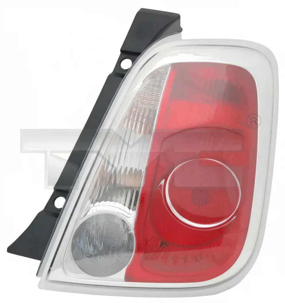 Feu Arrière Droite pour Abarth FIAT 500 Hayon (2007-2015) TYC 11-11283-01-2 - Image 2