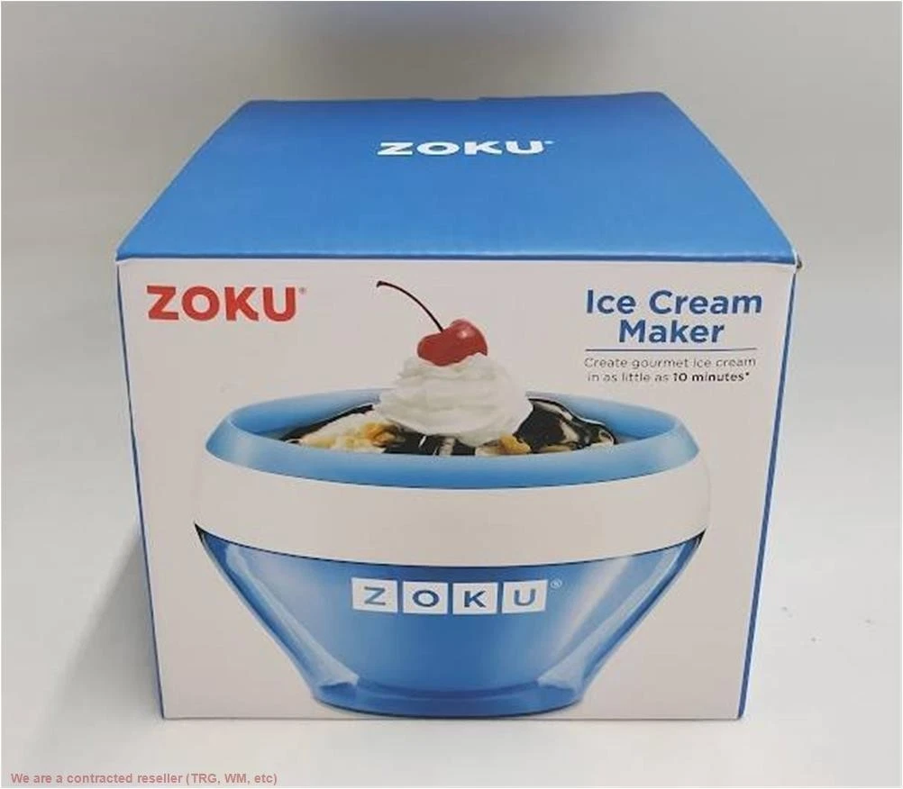ZOKU Ice Cream Maker, Compact Make And Serve Bowl