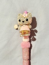 Beaded pen Custom Gifts Basket Fillers Collect HK Rhinestone NEW Pink