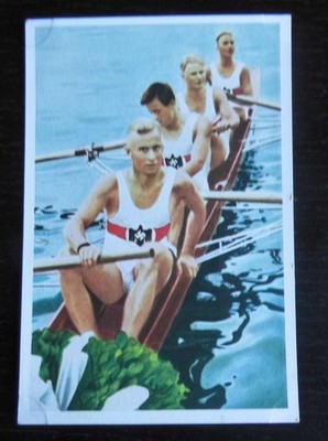 1936 Olympia Olympics Franck -- Germany Deutschland Winner Gold Kanu 4er