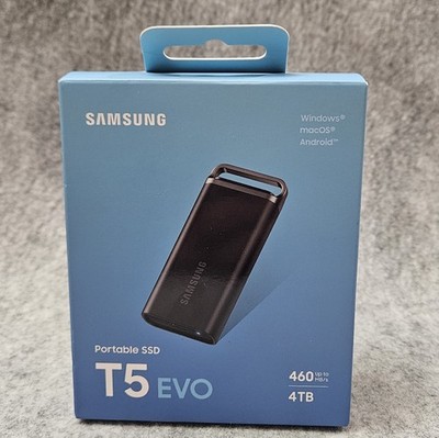 Samsung T5 EVO 4TB Portable SSD USB 3.2 Gen 1 External Solid State Drive PH4TOS