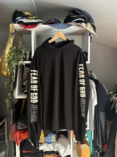 Felpa con cappuccio jeans Fear of God