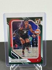2026 Panini Donruss WNBA #42 Aaliyah Edwards Green Shimmer Connecticut Sun