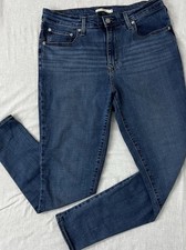 Levi's 721 Women's Jeans Blue High Rise Skinny Fit Size 31 Stretch Medium Wash