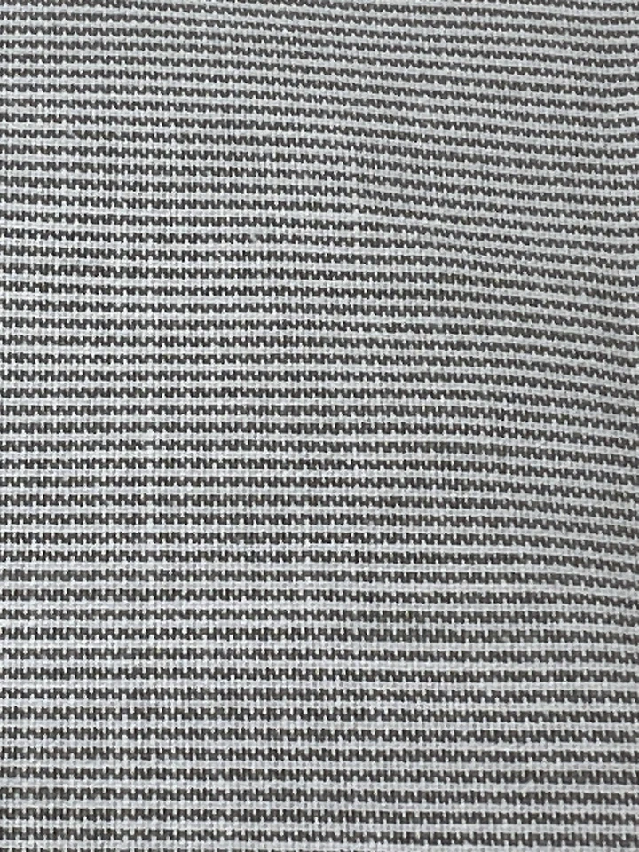 Heavy Muslin Pinstripe Beige Cotton Fabric 3.33 Yards 64" Wide Unbranded Vintage - Image 2 of 4