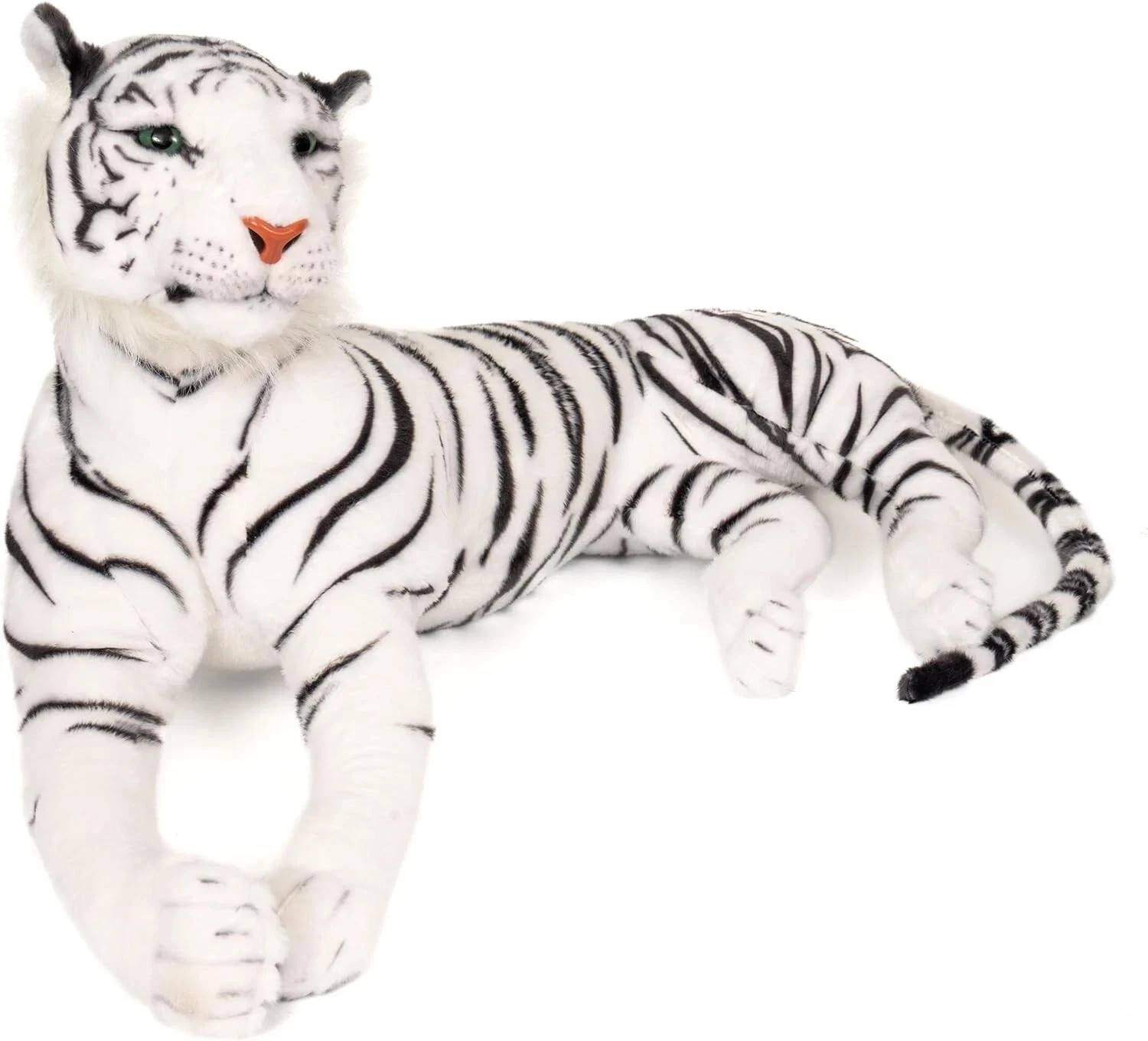 New Curvaso White Tiger Large Cuddly Plush Animal Stuffed So