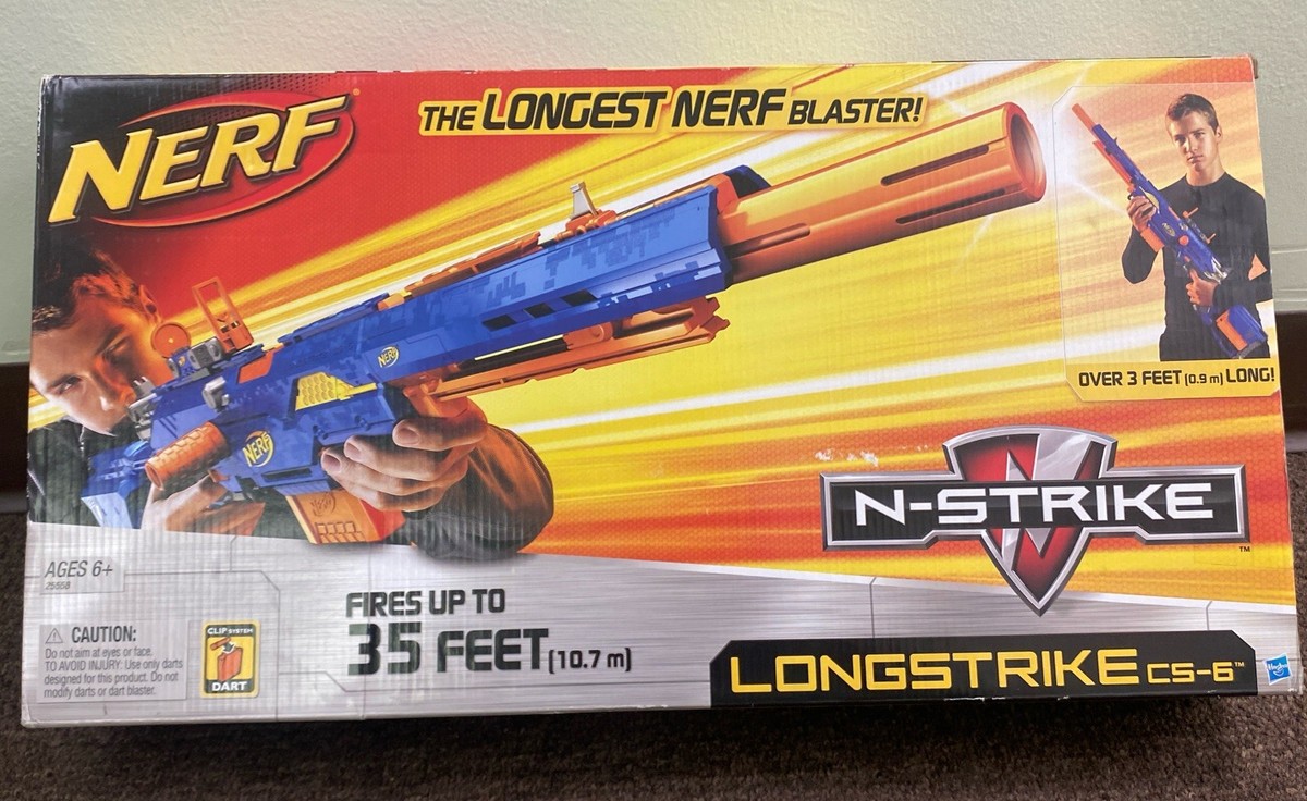 NERF N-Strike CS-6 Longstrike Dart Blaster (25558) for sale NERF N-Strike CS-6 Longstrike Dart Blaster (25558) for sale