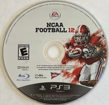 NCAA Football 12 (Sony PlayStation 3, PS3) DISC ONLY | NO TRACKING | M1371