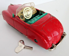 SCHUCO RADIO CAR 4012 Made in U.S. Zone Germany RED Works Great 