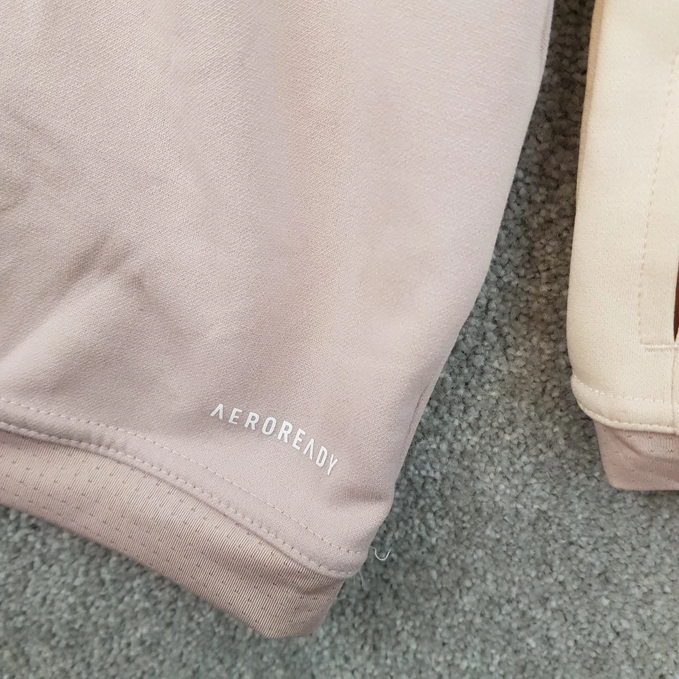 Adidas Crawley Town Mens 1/4 Zip Top 2XL XXL Beige Football Training Slim Drill - Image 3 of 4