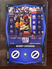 2025 Uno Elite Alt Jerseys Blue - #128 Bobby Okereke - New York Giants