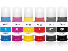 GI-23 Refill Ink Bottles 70ml 6-Pack for Canon PIXMA G520 G620 Printer