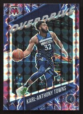 2020-21 Panini Mosaic Karl-Anthony Towns Overdrive #21 Card