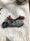 VINTAGE  Black and Red Motorcycle Shaped Butane Lighter. Needs Butane — photo 1
