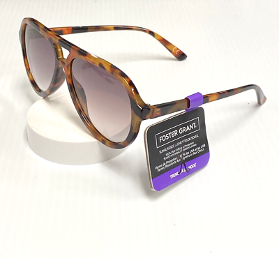 New, Unisex Sunglasses Foster Grant Brown Tort, 100% UVA-UVB  display picture 2