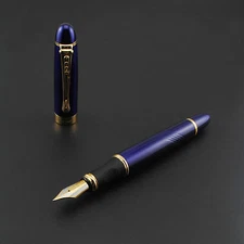 Jinhao X450 Blue Swirl Fountain Pen Medium Nib
