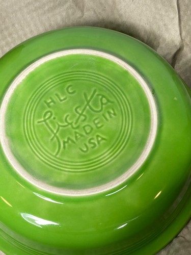Fiestaware 4 Piece Green Place Setting Shamrock Homer Laughlin Co New in Box - Picture 12 of 16