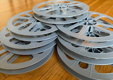 16mm 400 ft. Grey Plastic Movie Film Reels - 50-Reel Pack BRAND NEW 16mm 400'