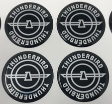 FORD THUNDERBIRD Wheel center hub cap decal emblems Steering wheel interior trim