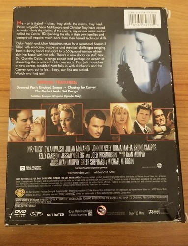 nip tuck season 3 dvd set nip tuck season 3 dvd set