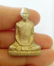 Buddha Thai Model LP Derm Temple Nhong pho B.E.2482 Magic Power Protection Luck