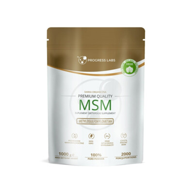 Progress Labs MSM (organic sulfur) powder 1000g