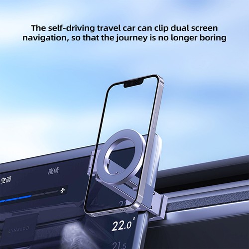 Magnetic Phone Holder Magnetic Flexible Cell Rotation Folding Clip Mount - Picture 3 of 12