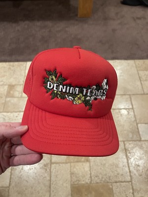 Denim Tears Red Trucker Hat | eBay