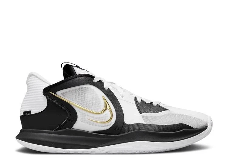 Kyrie low top white and gold