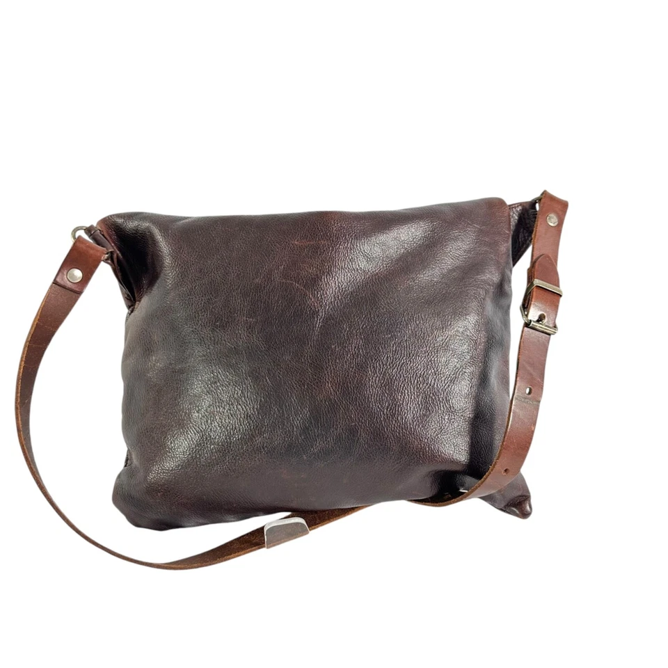 Genuine MIMI Leather Brown Shoulder Bag Purse Made In London - Image 3 of 4