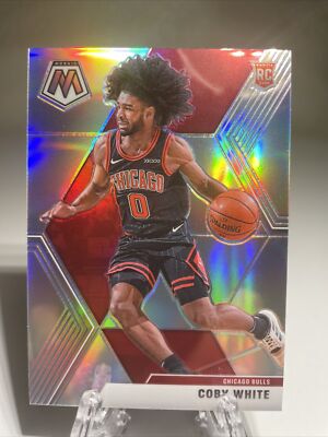 COBY WHITE 2019-20 Panini Mosaic Rookies Silver Prizm #211 RC  