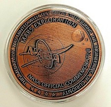 NASA MARS Curiosity Rover Moneda de aterrizaje Nave espacial Luna Star Wars Trek Ship EE. UU.