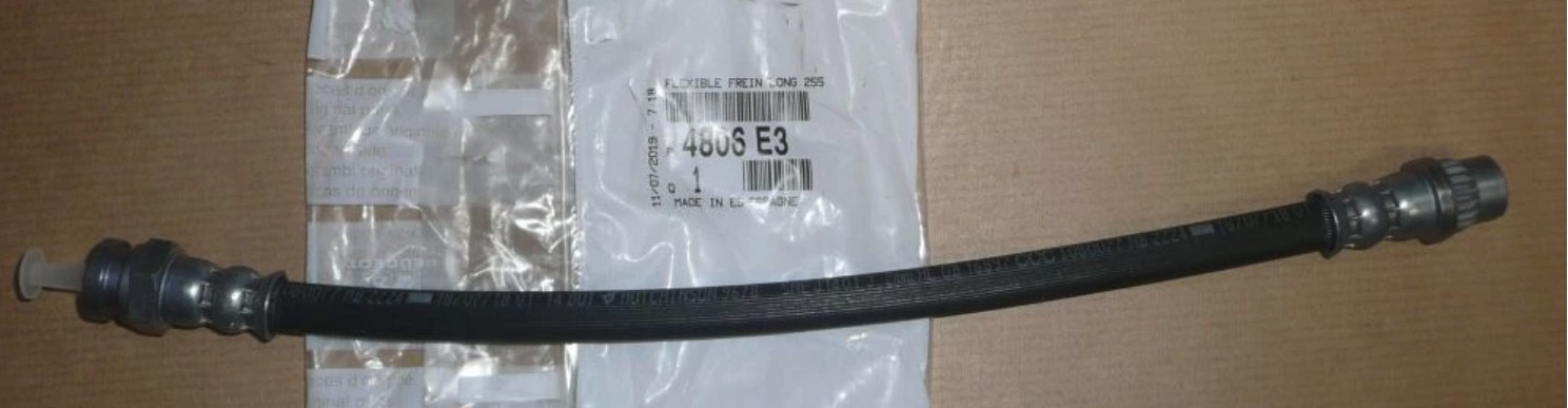 Tuyau de frein Citroën BerlingO II original 4806.E3 en acier haute pression