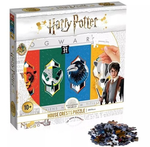 NEW HARRY POTTER HOUSE CRESTS PUZZLE 500 PIECES Z0441