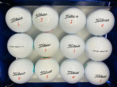 12 TITLEIST DT SOLO GOLFBÄLLE - AAAA - TURNIERQUALITÄT !