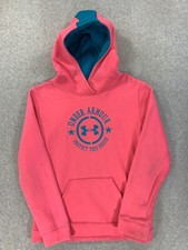 Under Armour Storm Loose Fit Hoodie Sweatshirt Girl's XL Pink