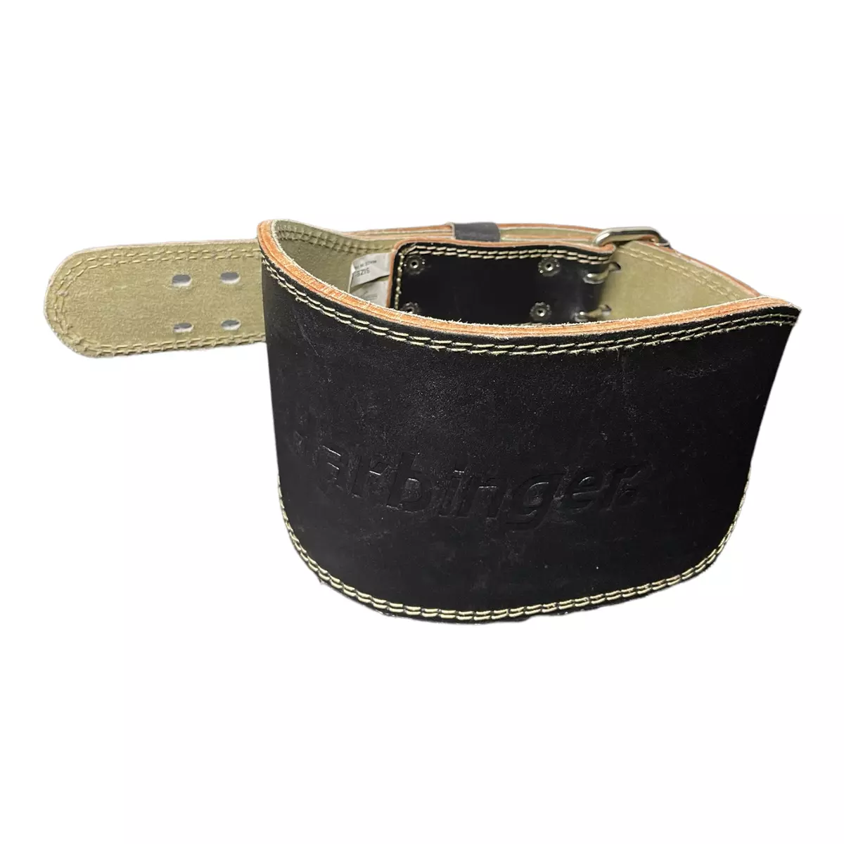 Harbinger 6 Padded Leather Weightlifting Belt