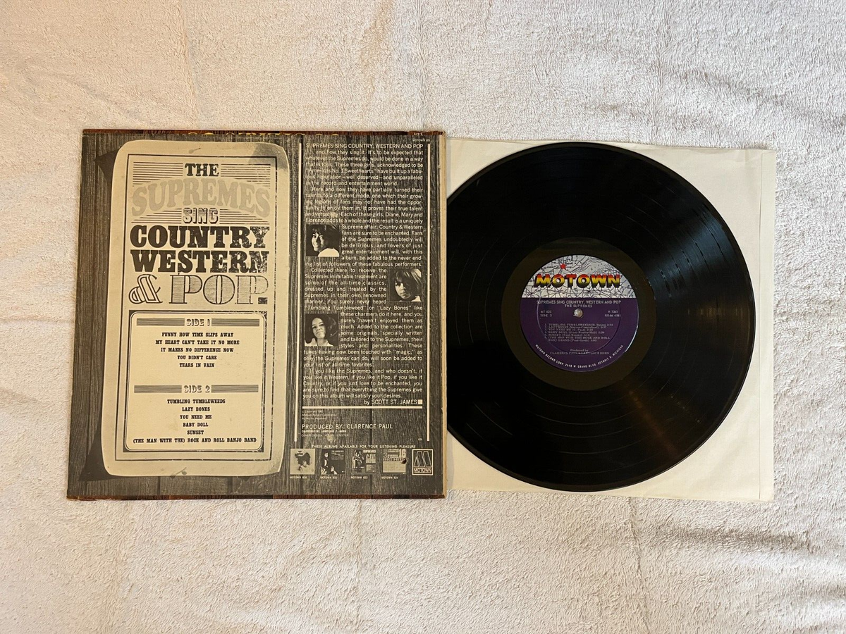 The Supremes R&B LP (Motown MT 625) Sing Country Western Pop