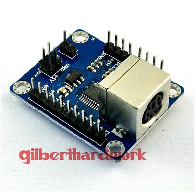 Dc 5V Ps2 Keyboard Driver Module Serial Port Transmission Module  Components