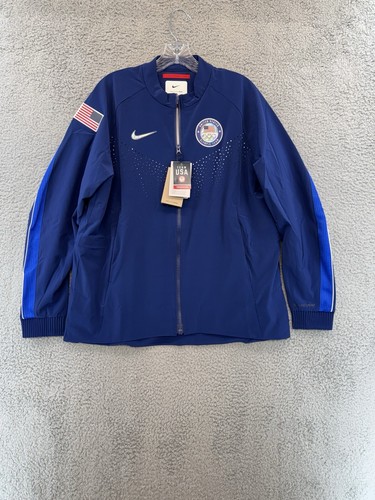 $400 Nike Women’s L Paris 2024 Team Issued USA Olympic Podium Jacket DZ3572-492