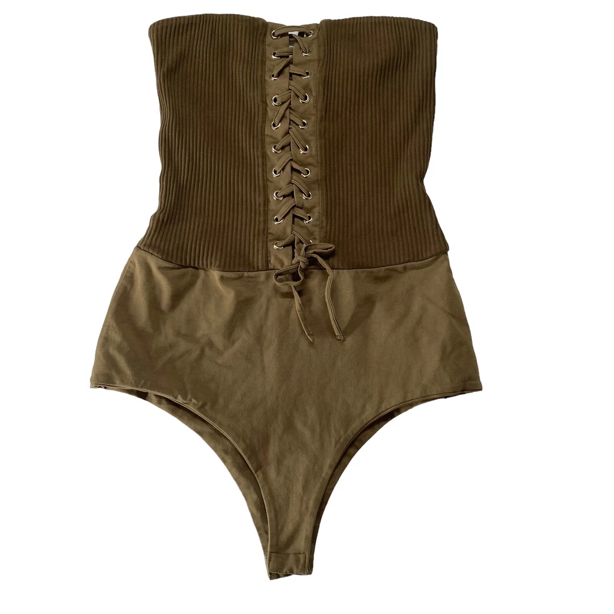 Green bodysuit corset deals